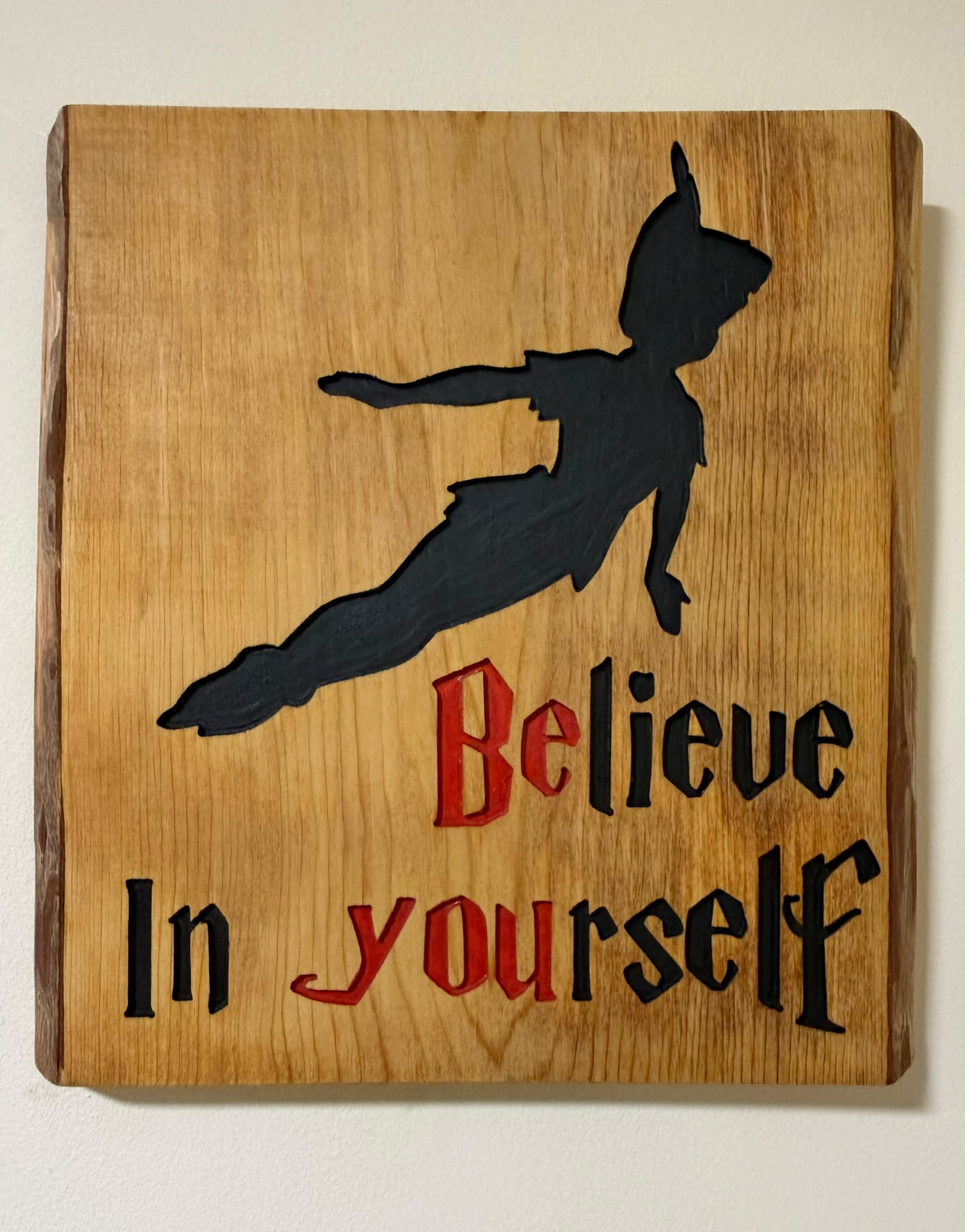 Peter Pan Centre Motto On Frame.